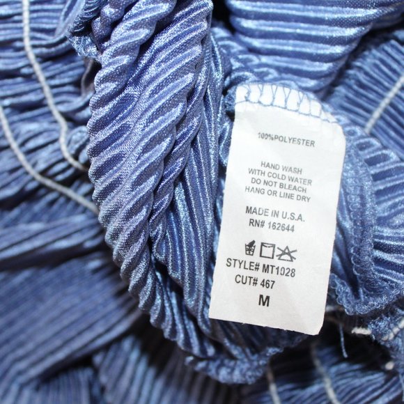 Mistyrose Bishop Sleeve Faux Wrap Blouse - Picture 12 of 14